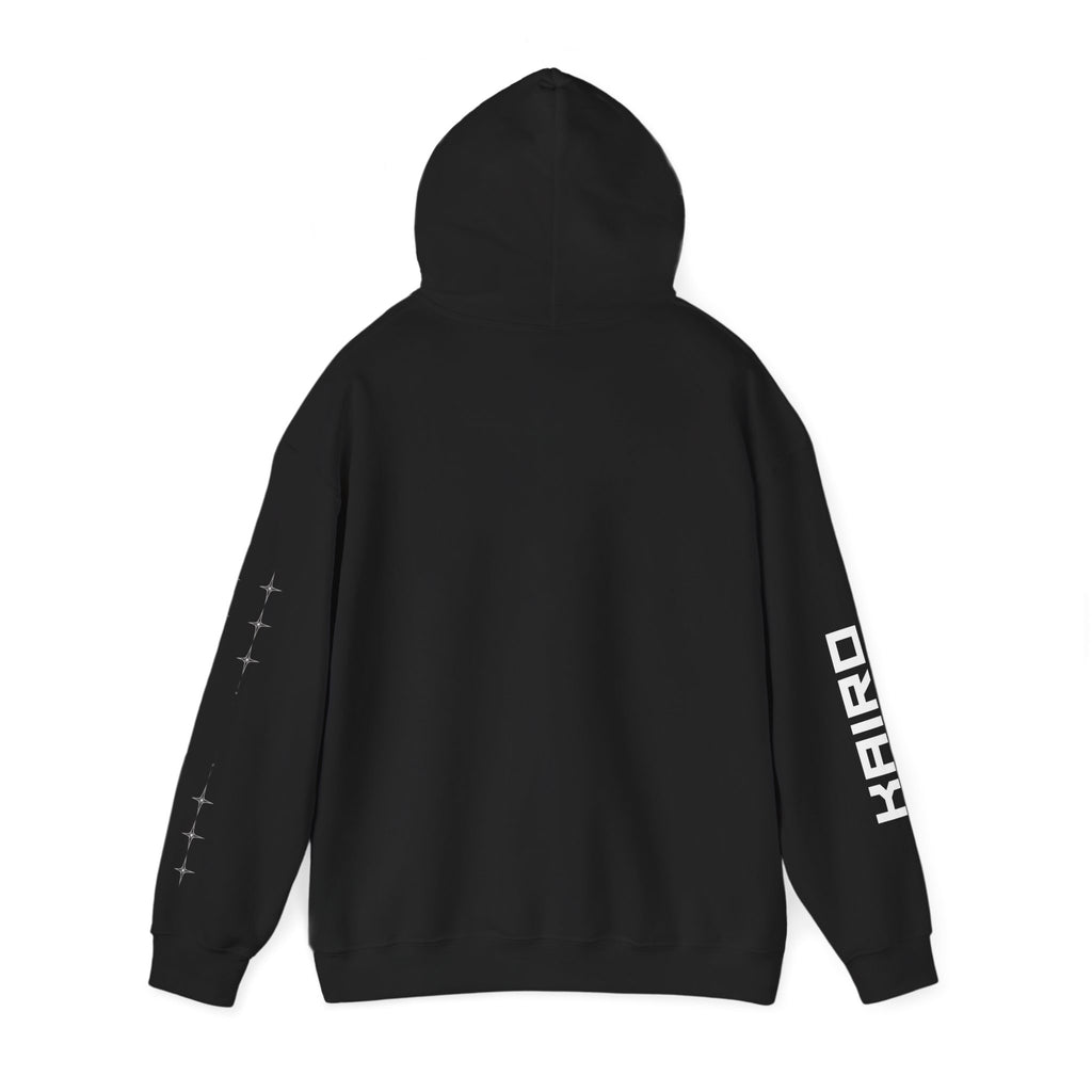 KAIRO | Minimal Saturn Planet Illustration Hoodie | Star Sleeve