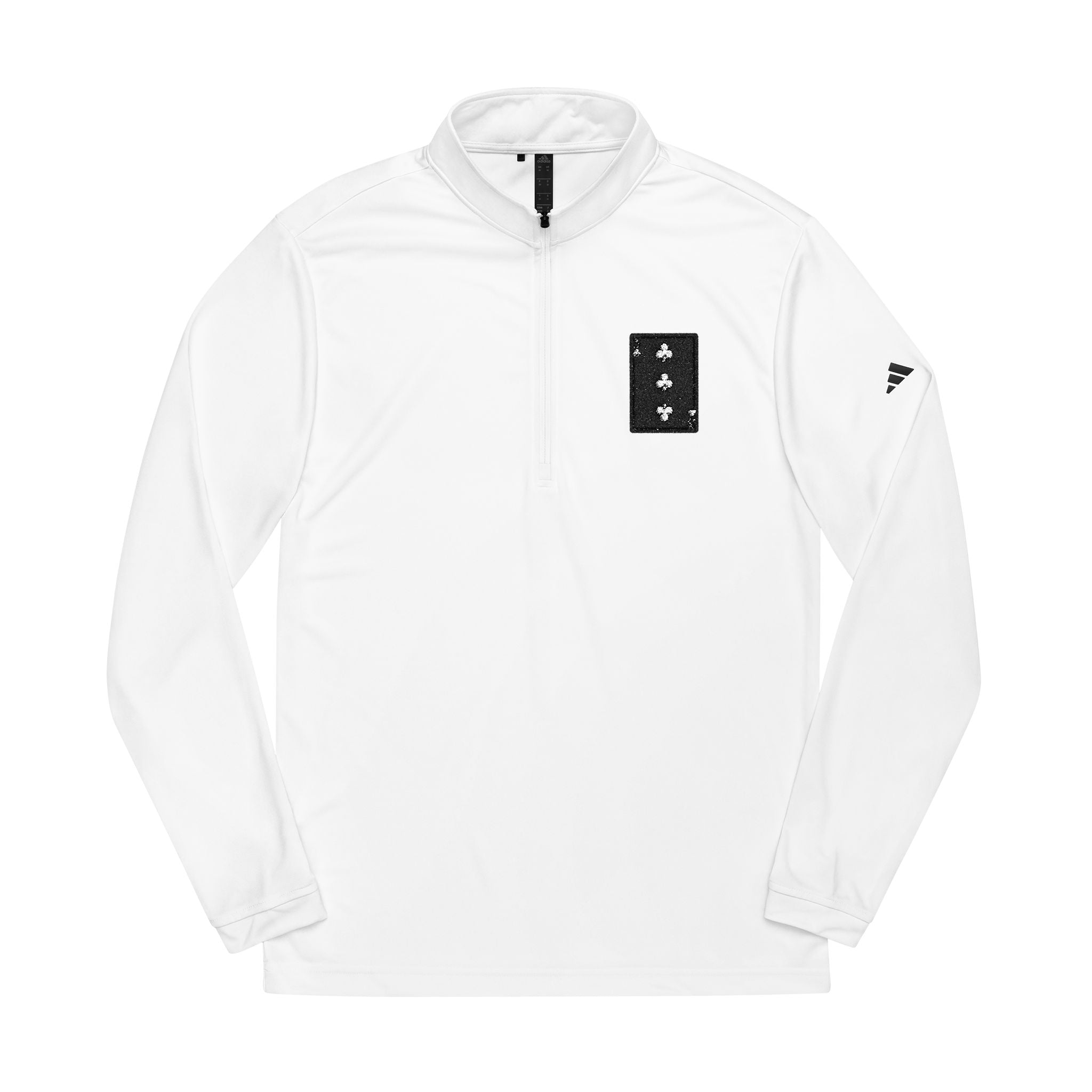 EMBROIDERED Quarter-Zip Pullover | 3 OF CLUBS